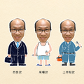 [父親節佈置] 父親節快樂佈置包 吊嘎/西裝/工作服爸爸_2
