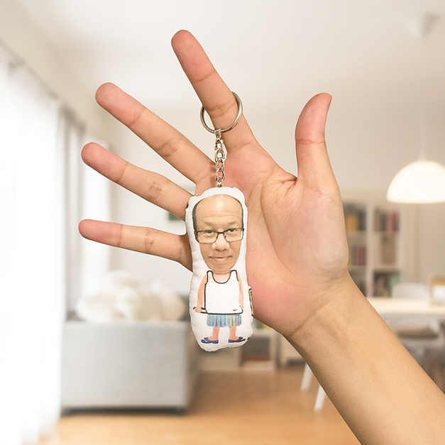 [客製] 搞笑男友/爸爸插畫鑰匙圈/磁鐵   父親節禮物