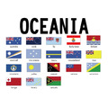 大洋洲各國國旗-1~12號旗 各種尺寸數量皆能訂製