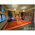 Ancient palace-style studio Large format printing Post ads Temple design and production series
