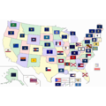 flags of U.S. state, territories Various sizes and materials are available Delivery to the world