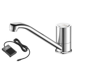 腳踏水龍頭T-1006A-牙醫,護理站,不鏽鋼水槽,篩檢站,食品廠