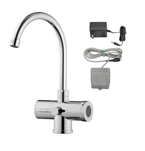 調溫腳踩式水龍頭 | 調溫腳踏水龍頭 | 附手動開關 |適用於醫院牙醫、護理站