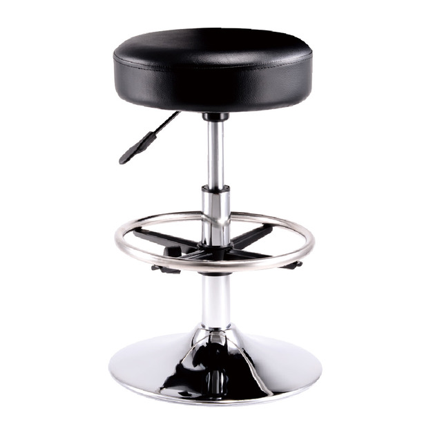 加厚吧檯椅 67cm高 黑色 圓盤腳