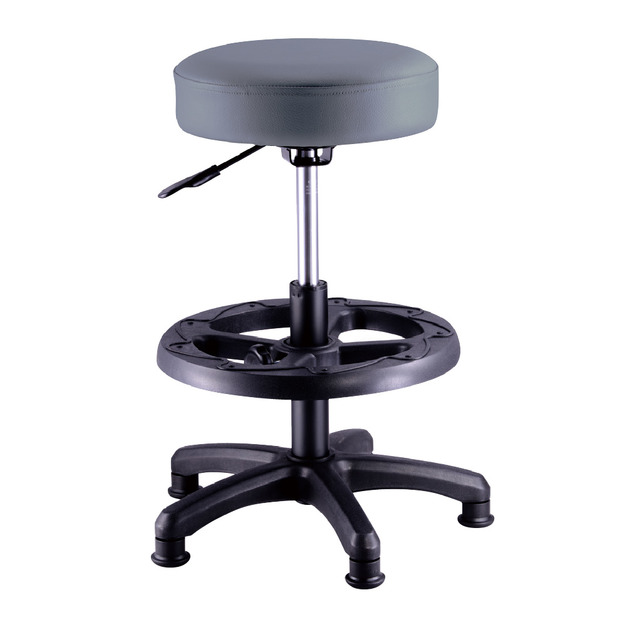 加厚吧檯椅 71cm高 灰色 五爪塑鋼腳