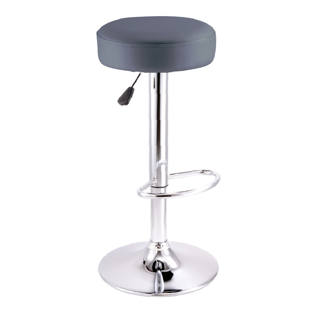 加厚吧檯椅 80cm高 米白 圓盤腳