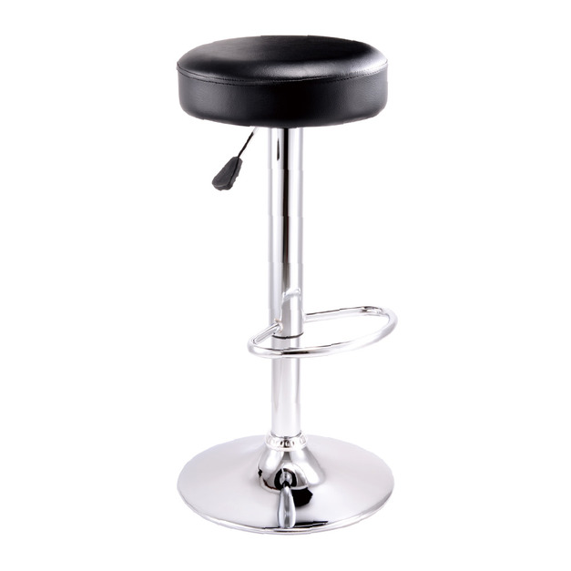 加厚吧檯椅 80cm高 黑色 圓盤腳