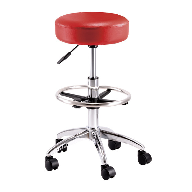 加厚吧檯椅 71cm高 紅色 五爪金屬腳