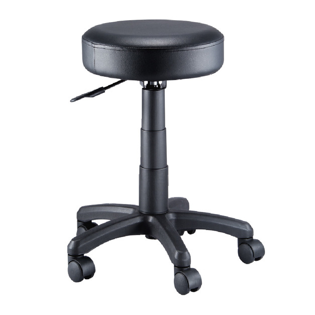 加厚吧檯椅 54cm高 黑色 五爪塑鋼腳