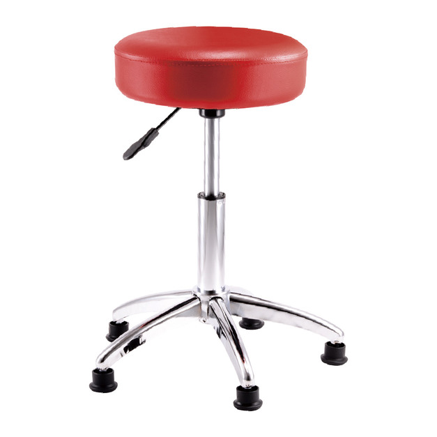 加厚吧檯椅 52cm高 紅色 五爪金屬腳