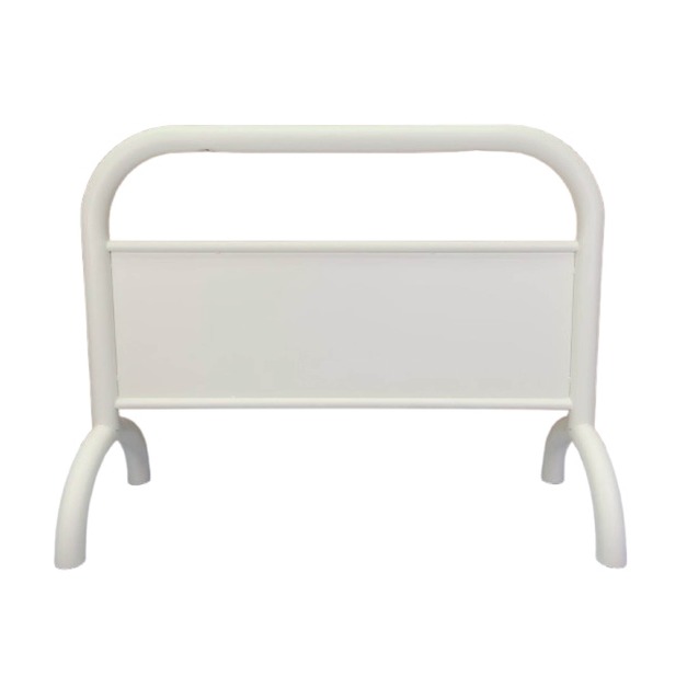 重型烤漆拒馬 霧面米白 16KG