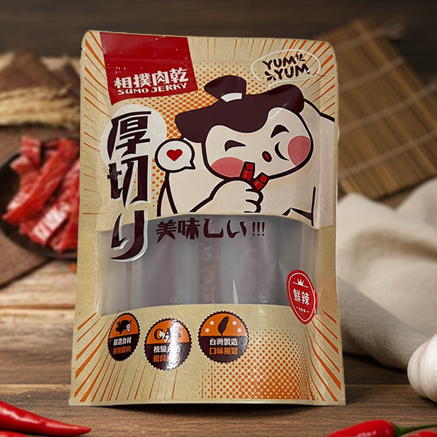 【相撲肉乾】航空版超厚筷子真空肉條乾(鮮辣味) 240g