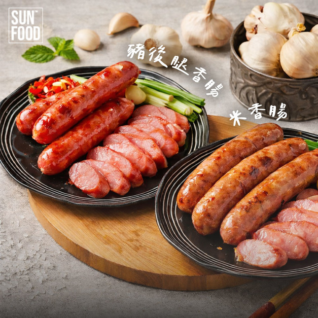 活動-太禓米香腸(300g/3包組)新鮮溫體後腿豬製作 -免運
