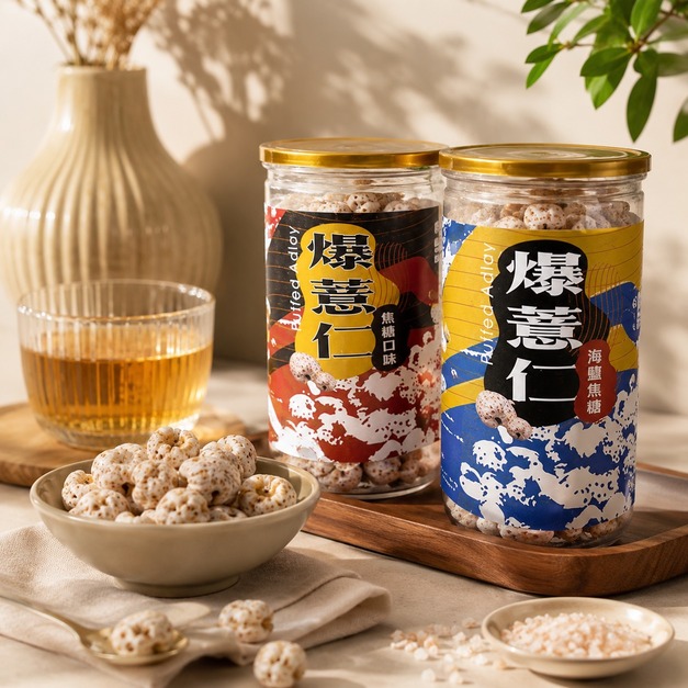 活動-脆爆薏仁焦糖口味(150g/2罐組)任選口味海鹽/焦糖-免運