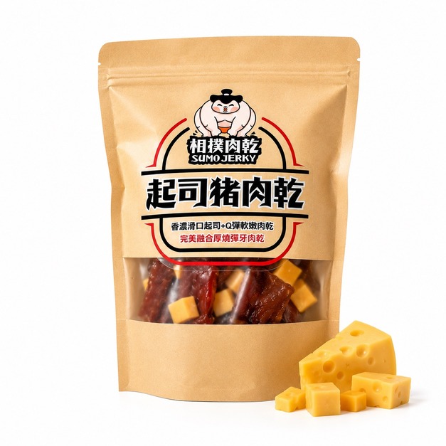 【相撲肉乾】經典起司豬肉乾(原味起司) 200g