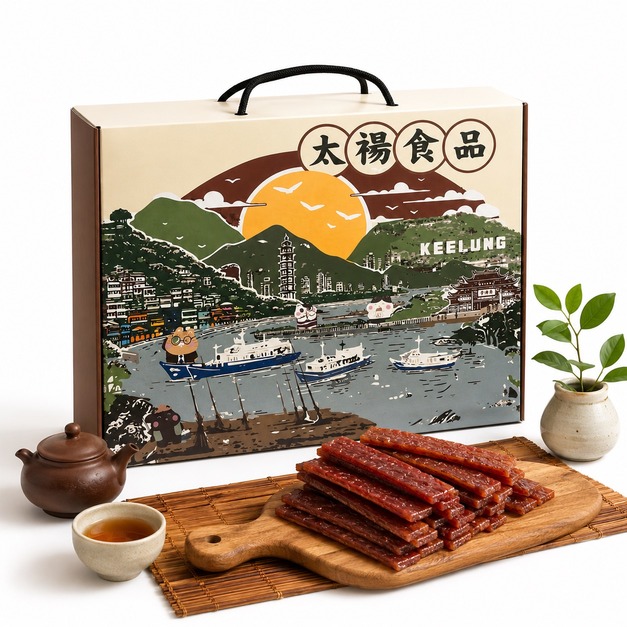 SUNFOOD專利手繪版禮盒 重磅等級450G/盒 綜合筷子肉乾/綜合水果肉乾/金幣肉乾組-免運