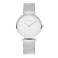 TAYROC | Classic 白面不鏽鋼米蘭帶腕錶/白色(HILVANAR )