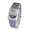 BREDA │ Tandem系列 長方形數字+時間顯示造型手錶 - 紫1747C_1
