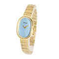 BREDA │ JANE系列 復古橢圓貝殼面手錶- 金x藍母貝面-1741C_1