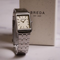 BREDA │ VIRGIL系列 長方形復古簡約造型手錶-銀1740A_5