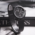 Calvin Klein CK手錶 minimal系列 - 霧黑面大LOGO米蘭錶帶 K3M5245X_5