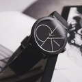 Calvin Klein CK手錶 minimal系列 - 霧黑面大LOGO米蘭錶帶 K3M5145X_6