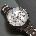CASIO EDIFICE系列 日製三眼計時 不銹鋼錶 EFB-550D-7AVUDR_1