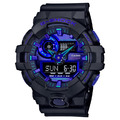 CASIO G-SHOCK 指針數位多功能運動錶潮流錶 藍紫色 GA-700VB-1ADR