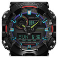 CASIO G-SHOCK 探索虛擬彩虹系列網路遊戲世界美學GA-700RGB-1A_1