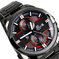 CASIO EDIFICE系列 黑鋼極速賽車運動手錶 EFR-543BK-1A4VUDF_1
