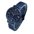 FOSSIL 復古魅力 Jacqueline系列 藍色不鏽鋼鍊帶錶 ES4094_1