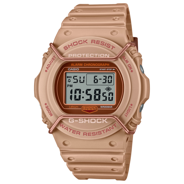 CASIO G-SHOCK 金屬錶面保護器 最新時尚款  DW-5700PT-5