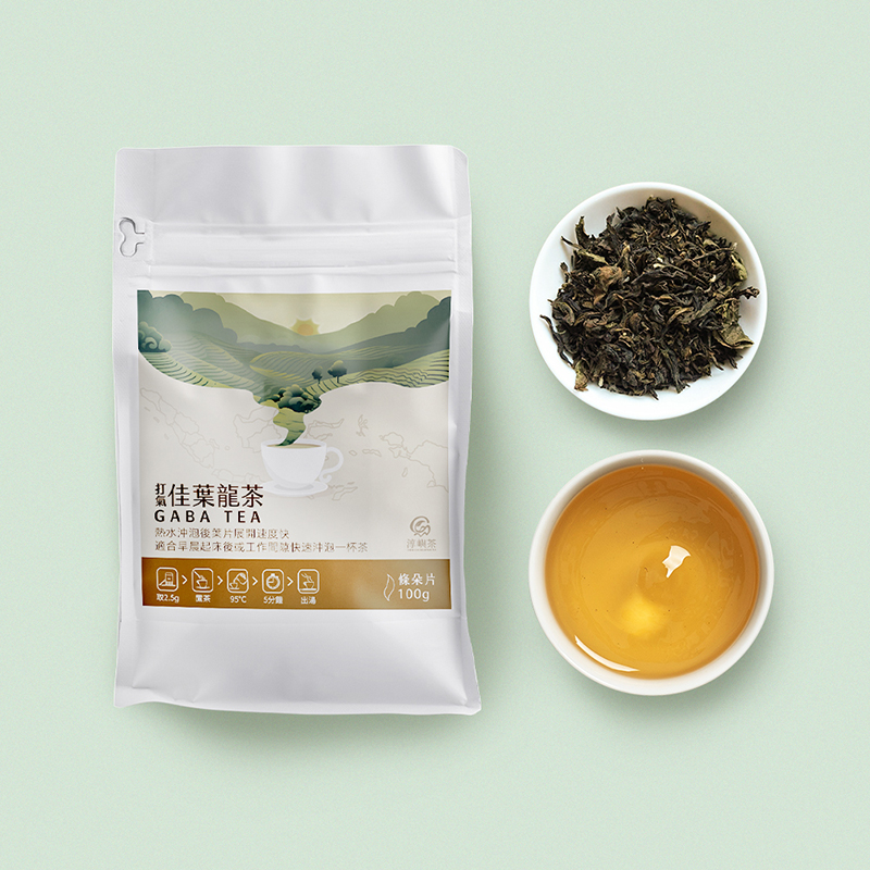 【淳嶼茶】GABA佳葉龍茶葉．條朵型｜100gx1包