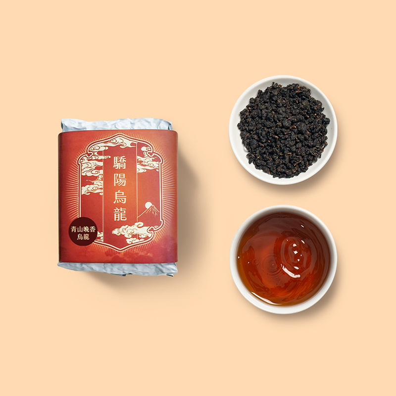 青山晚香球型高山紅烏龍．可可果香｜150g手採茶葉x4包