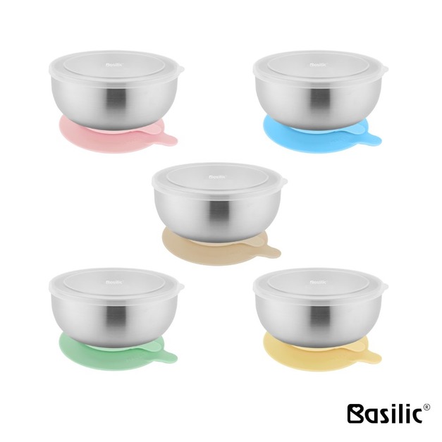 貝喜力克｜不鏽鋼雙層隔熱吸盤碗