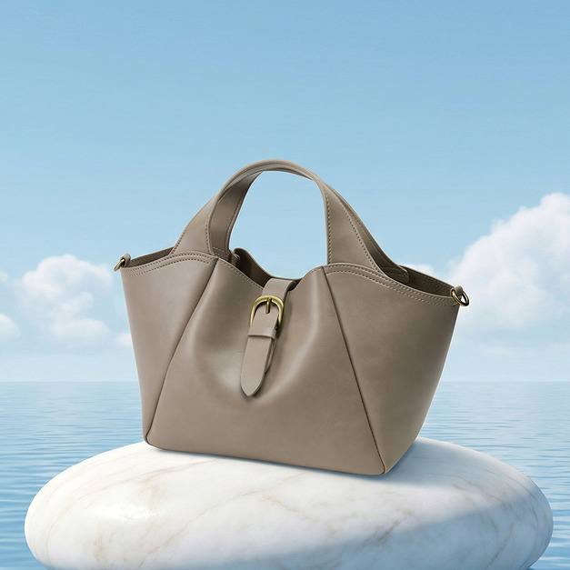 光合系 雲朵手提包-月亮灰