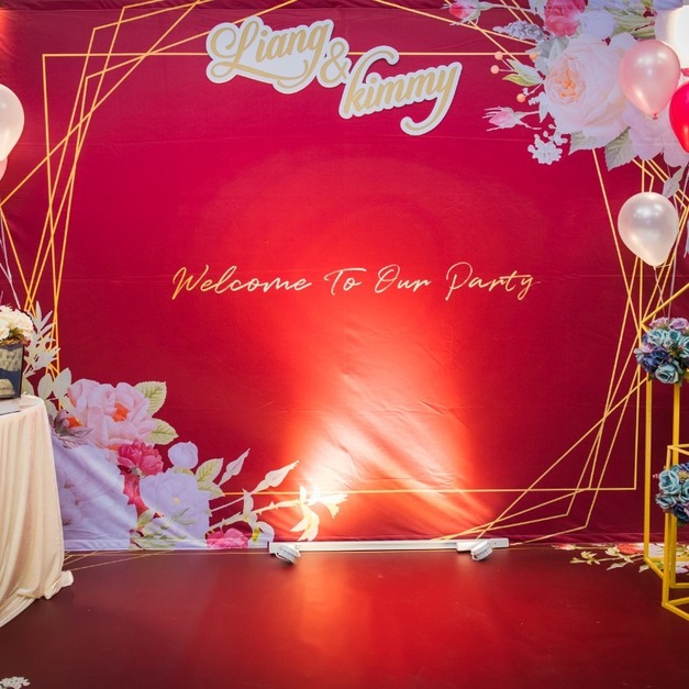 神秘嫣然 紅色系婚禮佈置