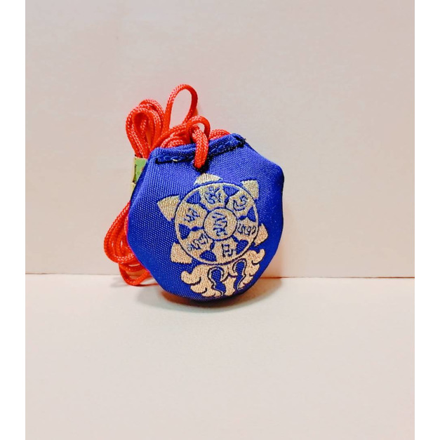 黑馬頭明王香囊-護身勝香(藍色)