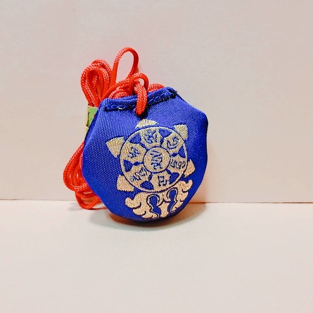 黑馬頭明王香囊-護身勝香(藍色)