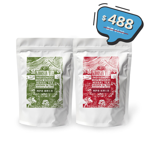 科伊桑經典博士茶輕裝版 (2.5g*25包) - 紅綠博士茶套組
