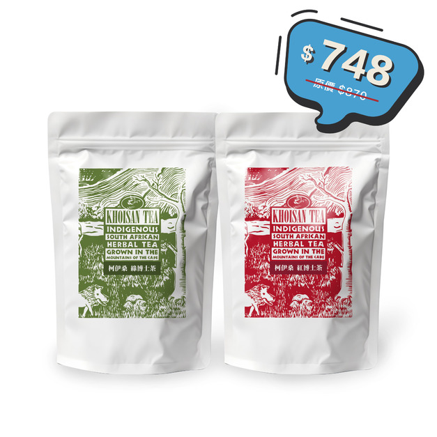 科伊桑經典博士茶輕裝版 (2.5g*25包) - 紅綠博士茶套組