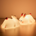小情人系列|守護款|甜蜜白兔夜燈|Papa農場拍拍燈系列_4
