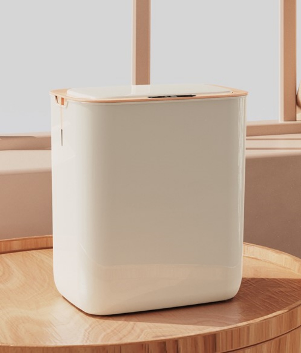 質感家居|AIRPLUG 充電式 UV消毒 智慧感應垃圾桶 18公升