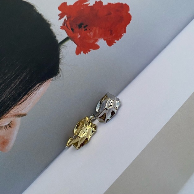 歐美不規則C型耳環