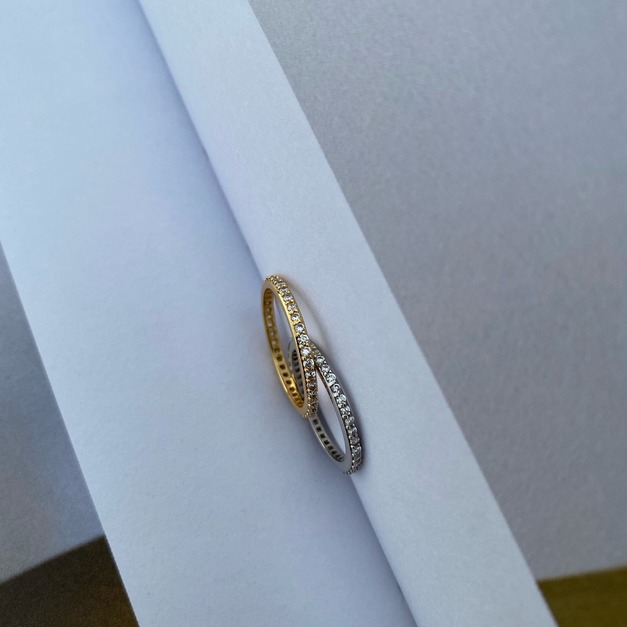 超美超閃小鑽排戒