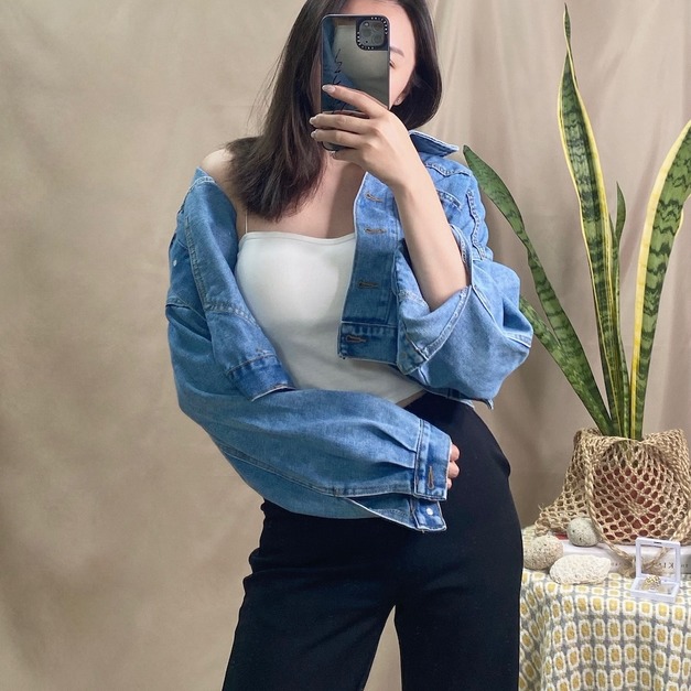 蠻好搭的牛仔外套