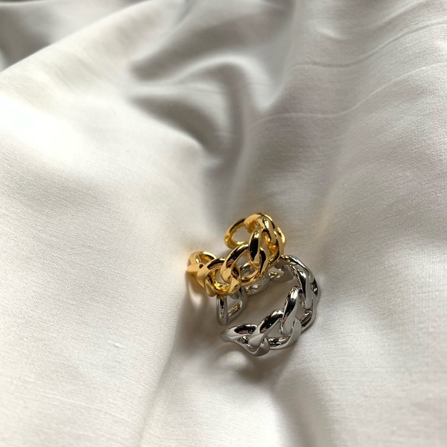 歐美感鏈條戒指