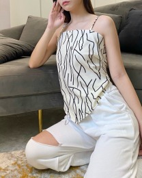 不規則圖案小背心