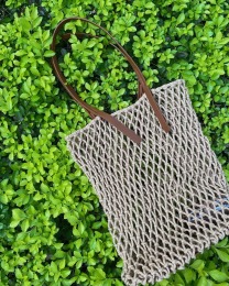 渡假風編織包包