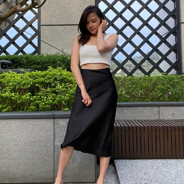 氣質小姊姊緞面魚尾裙